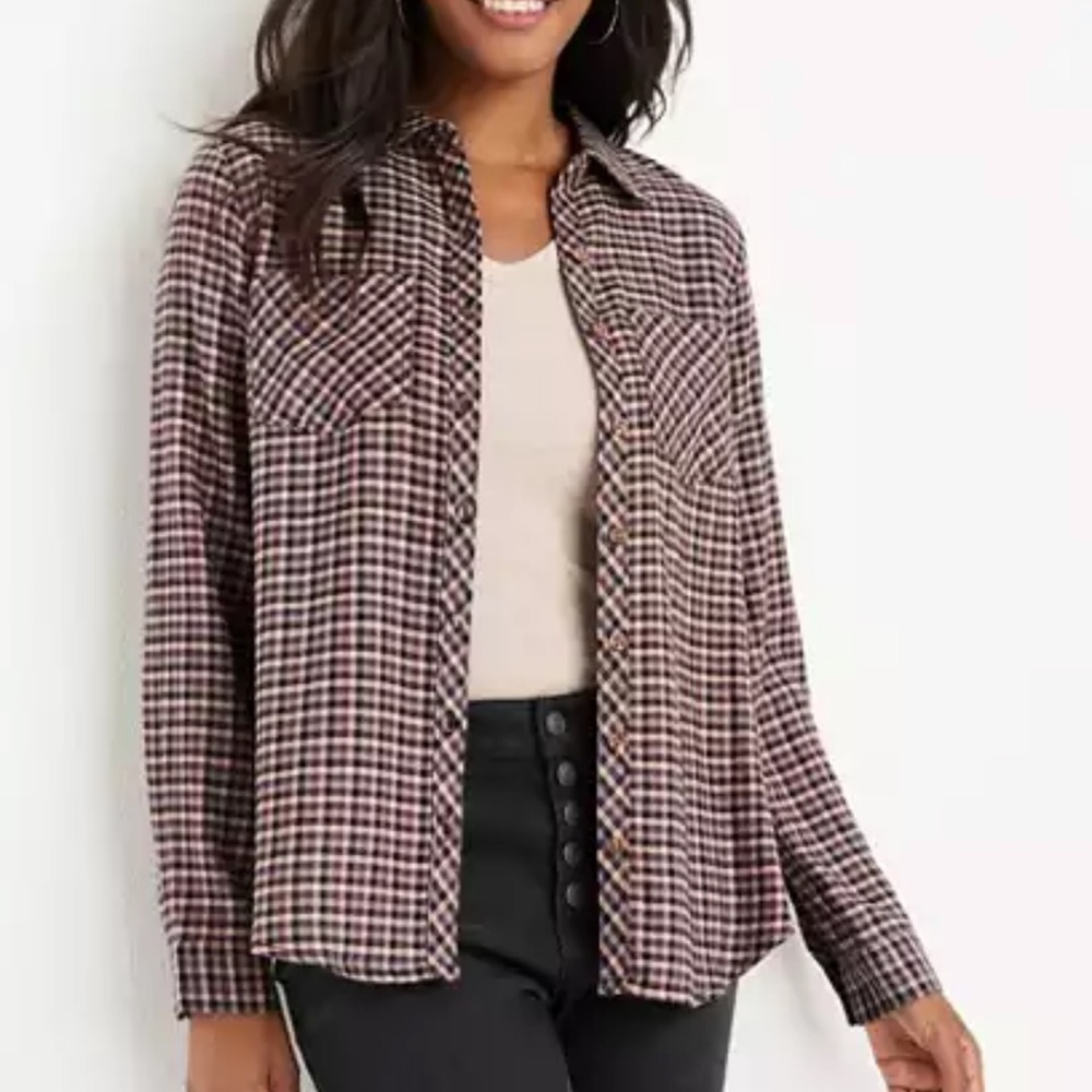 Abercrombie flannel shirt